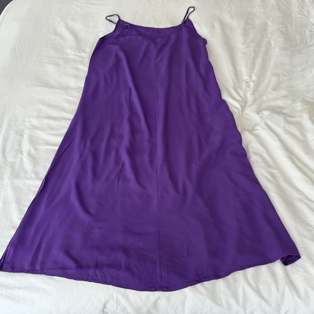 Purple Tank Midi Dress